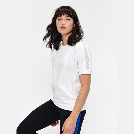 Aigle Oversized Organic Coton T-shirts Women White ZA-86914